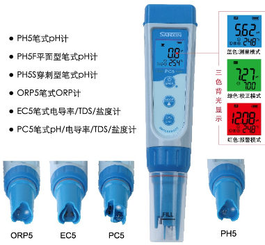 笔式pH/电导率仪 PC5