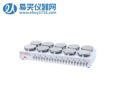 上海梅颖浦多工位恒温磁力搅拌器  小容量  多工位 加热 H04-1