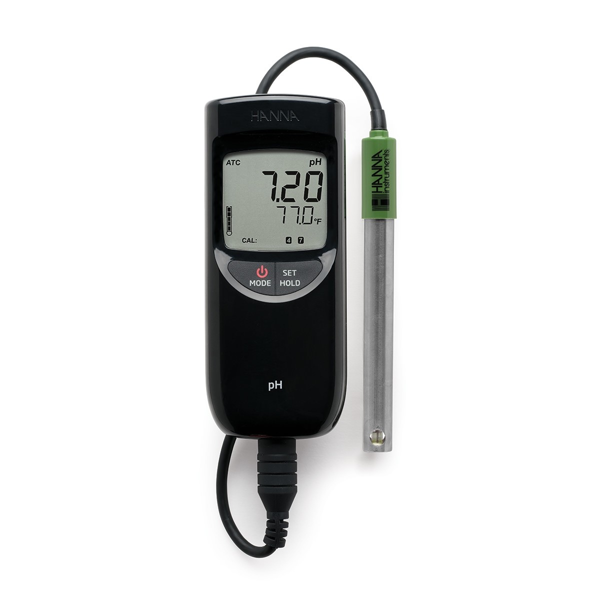 哈纳沃德防水便携式酸度pH-温度测定仪HI991001C