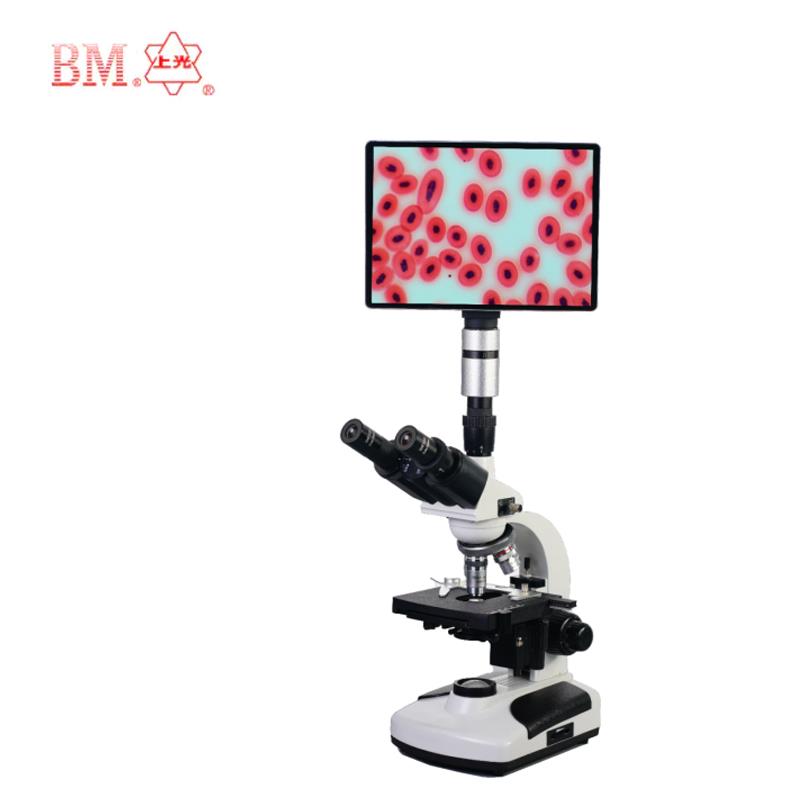 上海彼爱姆平板电脑型明、暗视野显微镜BM-14DFP